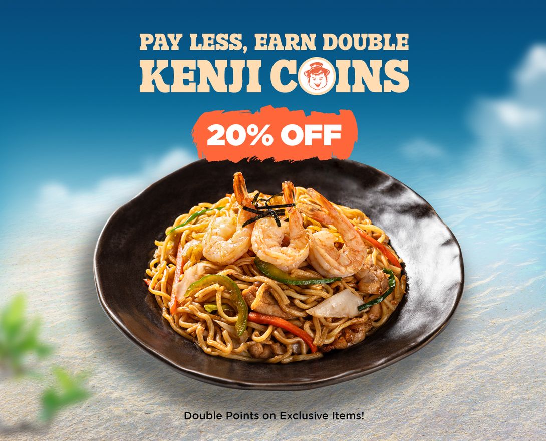 20% Off + 2x Kenji coins on exclusive items!